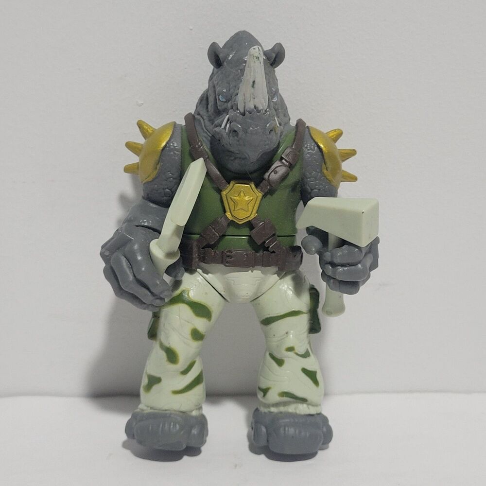 Teenage Mutant Ninja Turtles Rocksteady Nickelodeon Playmates Action Figure 2014